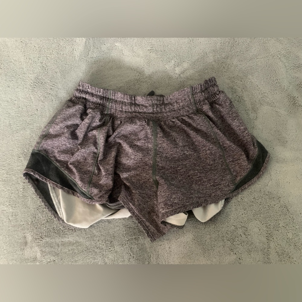 Lululemon Grey Hotty Hot Shorts